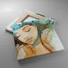 Bild auf Leinwand - Leinwandbild - Frau modern - 30x30cm - Produktbild-Vorschau 2