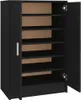vidaXL Szafka na buty czarna 60x35x92 cm materiał Podgląd zdjęcia produktu 10
