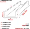 GAL-INDUSTRIAL | Ceownik aluminiowy - 15x15x15x2mm - 30cm - Podgląd zdjęcia produktu 2