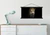 MuchoWow® Textilposter Leopard - Reflexion - Schwarz 90x45 Produktbild-Vorschau 3