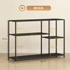 Stolik konsolowy HOMCOM z 4 półkami, stolik boczny ze Podgląd zdjęcia produktu 6