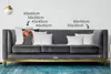 MuchoWow® Zierkissen Sofakissen Wohnzimmer Dekokissen 50x50 Produktbild-Vorschau 3
