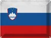 vianmo Blechschild 30x40 cm Slowenien Slovenia Flagge Fahne Produktbild-Vorschau 1