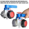 75 mm IBC Adapter Kugelhahn DN50 Tank Ablasshahn Produktbild-Vorschau 4