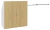 Holz Dachschrägen Kleiderschrank Dacho L Produktbild-Vorschau 2