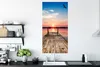 MuchoWow® Poster Steg - Wasser - Sonnenuntergang - Rosa - Produktbild-Vorschau 3