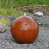 CLGarden Cortenstahl Kugelbrunnen 48cm Gartenbrunnen mit Produktbild-Vorschau 6