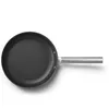 A top-down view of a black frying pan with a silver handle against a white background. Produktbild-Vorschau
