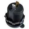 USB Doppelsteckdose | Typ A & C | 12-24V | 4,8A | Ø29mm Produktbild-Vorschau 4