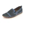 Gemini Damen Slipper Leder Mokassin floral Blumen Cutouts Produktbild-Vorschau 22