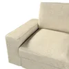 Dekoria Bezug für Kivik 2-Sitzer Sofa, beige-golden, Bezug Produktbild-Vorschau 3