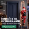 MONZANA® Père Noël échelle extérieur grimpeur lumineux LED Voir les images du produit 3