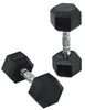 HOMCOM Hexagon Dumbbells, gietijzeren gewichten, handgrepen Productafbeelding-voorbeeld 1