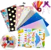 16 Stück Geschenkpapier 70 x 50 cm mit 24 Stück bunte Produktbild-Vorschau 1