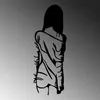 Wallity, Woman With Loose Dress, Dekoratives Wandaccessoire Produktbild-Vorschau 5