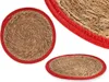 Podstawka czerwono-brązowa 35 x 1 x 35 cm naturalna (Ø 35 Podgląd zdjęcia produktu 3