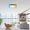 Plafoniera LED RGB, dimmerabile, telecomando, L 45 cm Anteprima dell’immagine prodotto 4