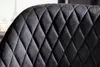 Eleganter Barhocker PARIS grau Samt mit Ziersteppung und Produktbild-Vorschau 5