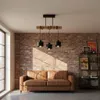 MasterLED Hängelampe 3-flammig E27 Loft design – Echtholz Produktbild-Vorschau 2