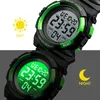 Alienwork Seven-color LED Digital Kinderuhr Jungen Mädchen Produktbild-Vorschau 5