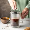 Kaffee- und Tee-Ei Glas 350ml French Press silber KLAUSBERG Produktbild-Vorschau 10