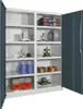 Schwerlastschrank - Vollblechtüren - Trennwand - 8 Böden - Produktbild-Vorschau 2
