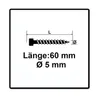 SPAX Zylinderkopfschraube Edelstahl A2 T-Star Plus 5,0x60 Produktbild-Vorschau 3