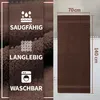 Duschtuch 500gsm Schoko braun 70 X 140 CM (2er Pack) Produktbild-Vorschau 2