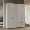 CALICOSY - Armoire 4 portes et 2 tiroirs Ghost - L157,3 cm Voir les images du produit 2