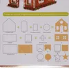 Ruhhy 22905 Set 3D-uitsteekvormpjes: peperkoekhuisje Productafbeelding-voorbeeld 4
