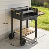 Outsunny Holzkohlegrill Grillwagen mit 4-fach Produktbild-Vorschau 3