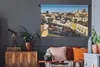 MuchoWow® Wandteppich Wandbehang Der Blick auf Cagliari vom Produktbild-Vorschau 5
