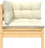 The Living Store 3-tlg. Garten-Lounge-Set mit Kissen in Produktbild-Vorschau 4