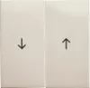 Berker Wippen, simbolo freccia stampato, S.1, bianco Anteprima dell’immagine prodotto 3