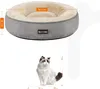 FEANDREA Lit pour chien, lit pour chat, Donut, Ø 50 cm, Voir les images du produit 3