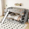 Etagenbett mit 2 Liegeflächen, Lattenrost, Rausfallschutz Produktbild-Vorschau 3