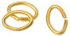 100 Verbindungsringe, Biegeringe, Binderinge 5x4 mm gold Produktbild-Vorschau 2