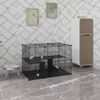 EUGAD Freigehege mit Bodenplatten Laufgitter Tür&Treppe, Produktbild-Vorschau 9