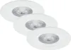 3 x Briloner LED Einbauleuchte rund Weiß starr IP23 3 x 5W Produktbild-Vorschau 1