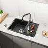 CECIPA Granitspüle Küchenspüle Granit Spülbecken 65x45, Produktbild-Vorschau 2