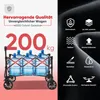 SUNULA 200KG Składany wózek ręczny Szerokie opony Wózek Podgląd zdjęcia produktu 6