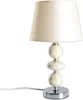 Näve E14 Tischleuchte ARAGA Ø20cm beige 3183511 Produktbild-Vorschau 1