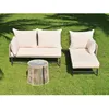Flieks Gartenlounge Set 3-tlg, Balkonmöbel Set 3 Sitzer, Produktbild-Vorschau 5