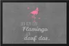 Ich bin ein Flamingo, ich darf das Flamingo   Rosa Spruch Produktbild-Vorschau 1