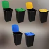KOTARBAU® Poubelle avec couvercle Lot de 3 jaune bleu vert Voir les images du produit 7