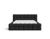 Chilly Design Polsterbett Verona Schwarz Bouclé Stoff Produktbild-Vorschau 5
