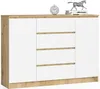 Komoda AKORD K140 Dąb Artisan 138 cm 2 drzwi 4 szuflady Podgląd zdjęcia produktu 1