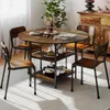 Tavolo da pranzo COSTWAY rotondo 120cm, tavolo da cucina in Anteprima dell’immagine prodotto 8