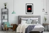 MuchoWow® MuchoWow® Gerahmtes Poster Lippen - Geld - Rot Produktbild-Vorschau 5