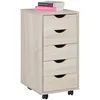 WOHNLING Rollcontainer 33 x 64 x 38 cm MDF-Holz 5 Produktbild-Vorschau 10